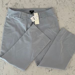 NWT J.Crew Women’s City Fit Light Blue Chino – Size 8